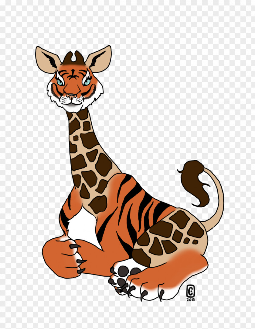Giraffe Tiger Cat Northern Leopard Animal PNG