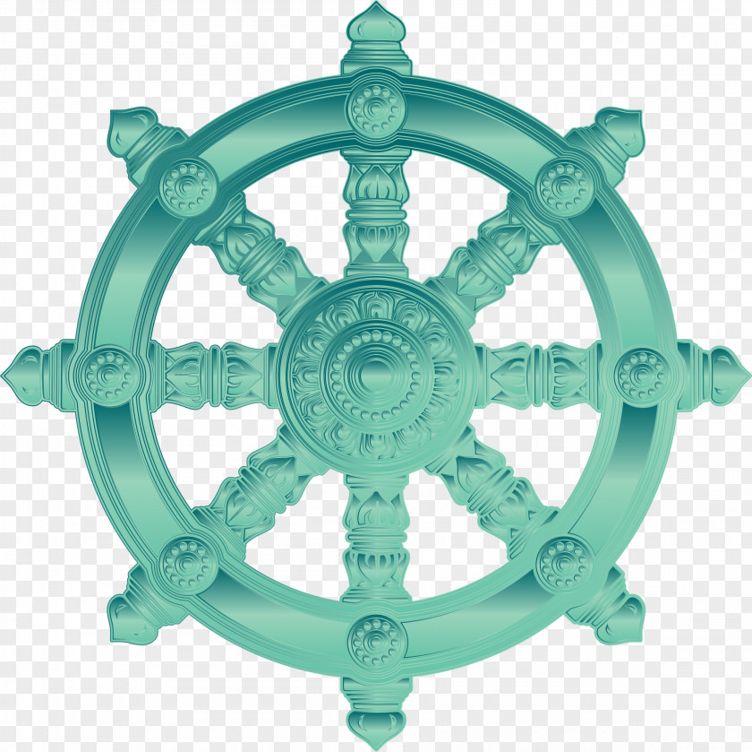 Jade Cliparts Dharmachakra Buddhism Buddhist Symbolism Clip Art PNG