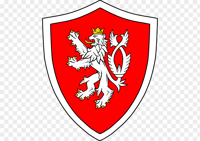 Lion Kingdom Of Bohemia Coat Arms The Czech Republic Lands PNG