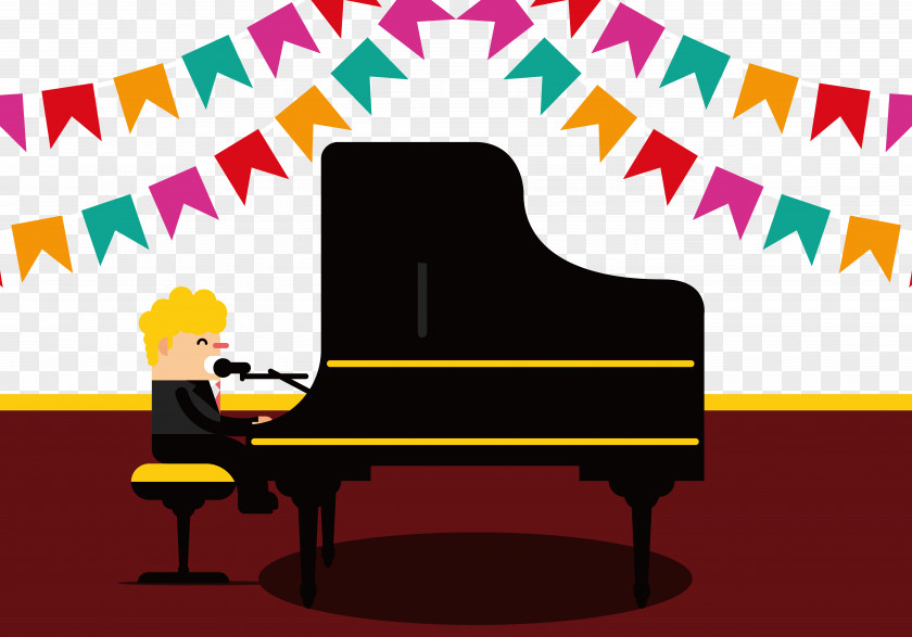 The Boy Plays Piano Dance Child PNG