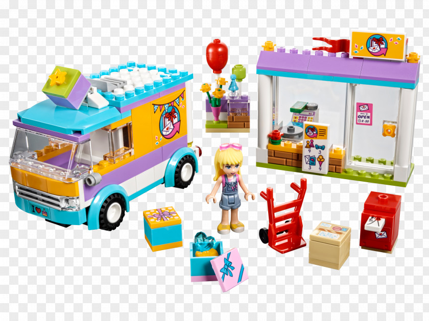 Toy LEGO Friends 41310 Heartlake Gift Delivery Lego Minifigure PNG