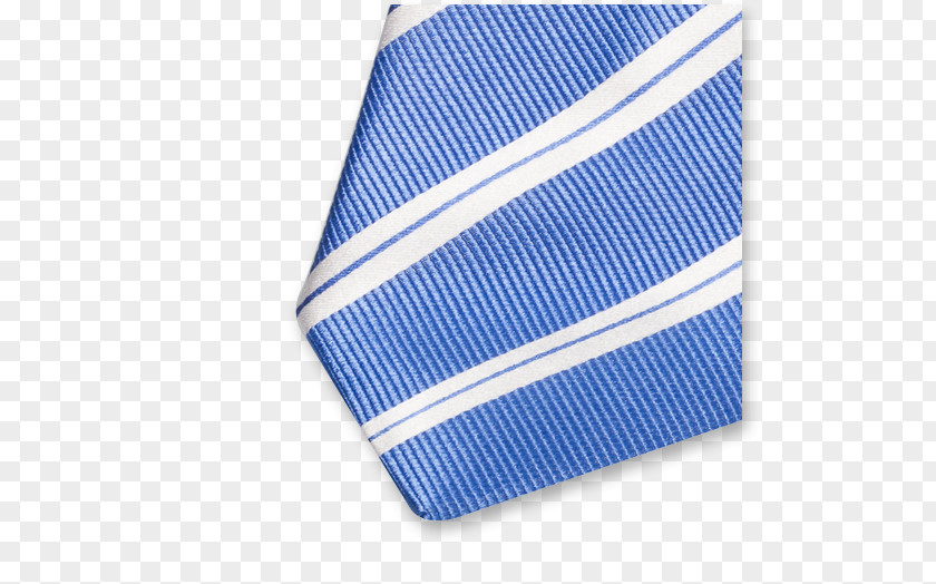 Ail Illustration Necktie Blue Silk White Cravate Bleu PNG