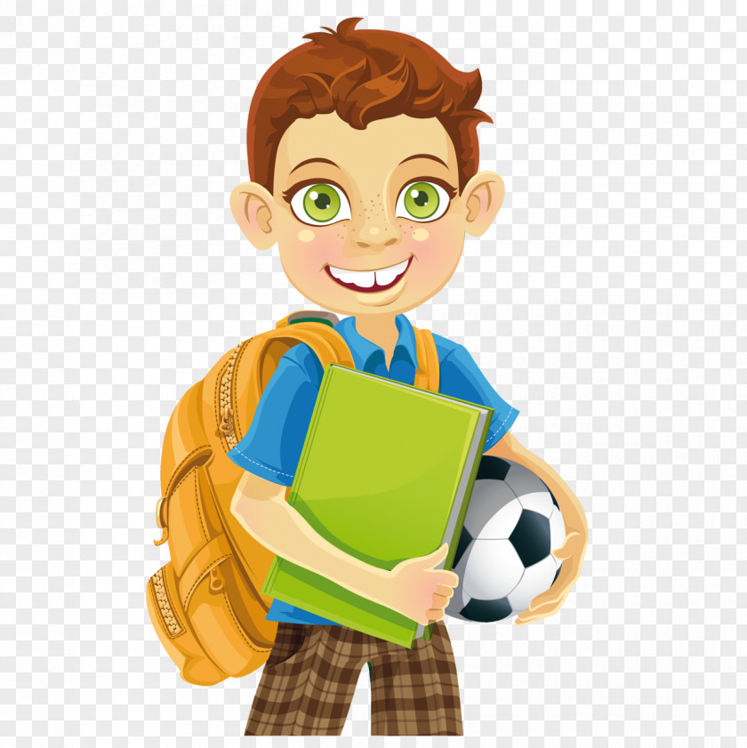 Boy Backpack Child Estudante Can Stock Photo Illustration PNG
