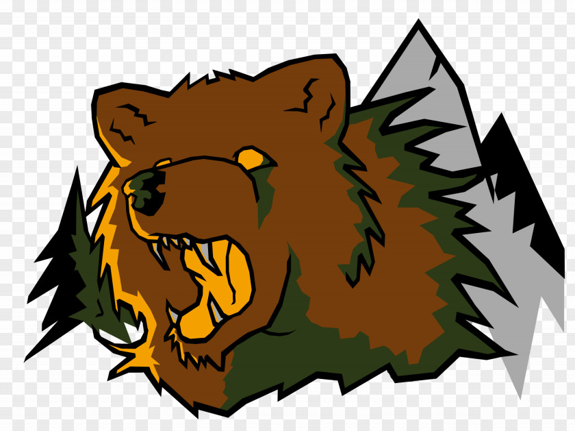 Chicago Bears Grizzly Bear Polar Domestic Yak Clip Art PNG