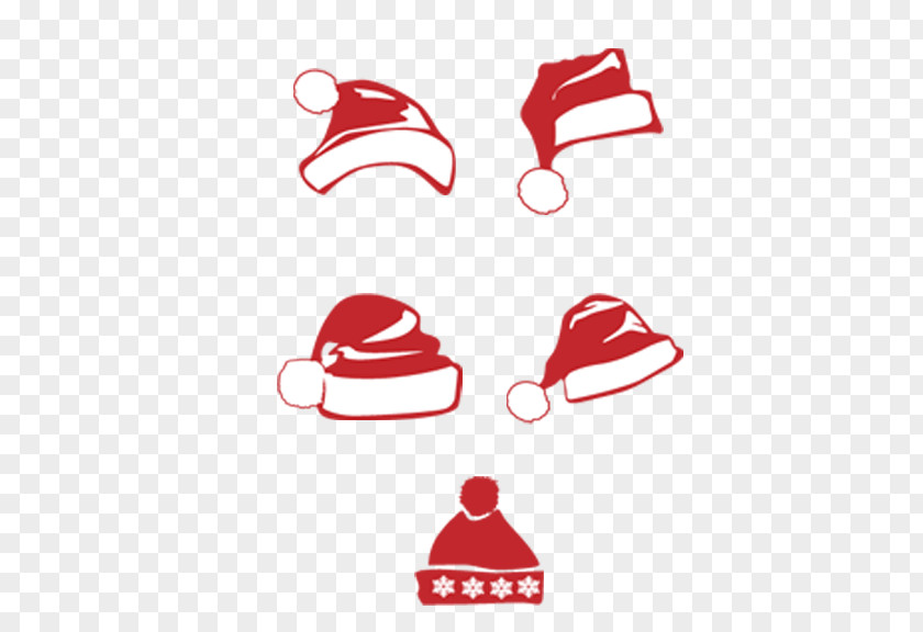 Christmas Hats Tree Clip Art PNG