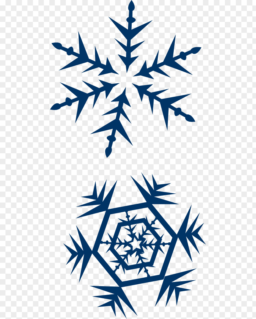 Flakes Vector Snowflake Crystal Clip Art PNG