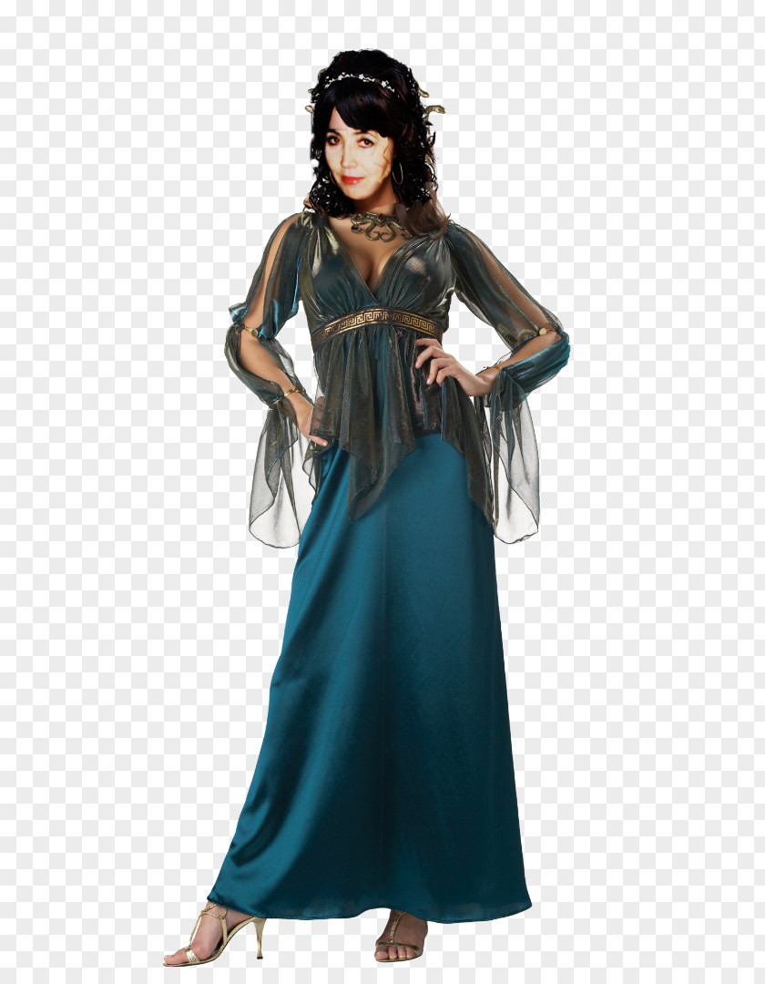 Halloween Medusa Costume Party Clothing PNG