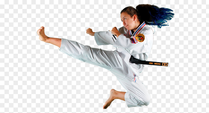 Karate Dobok Taekwondo Flying Kick PNG