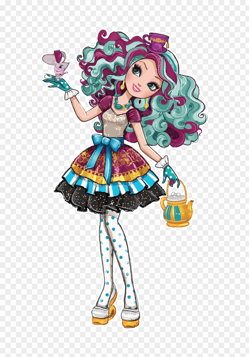 Medley The Mad Hatter Ever After High Doll Alice's Adventures In Wonderland Drawing PNG