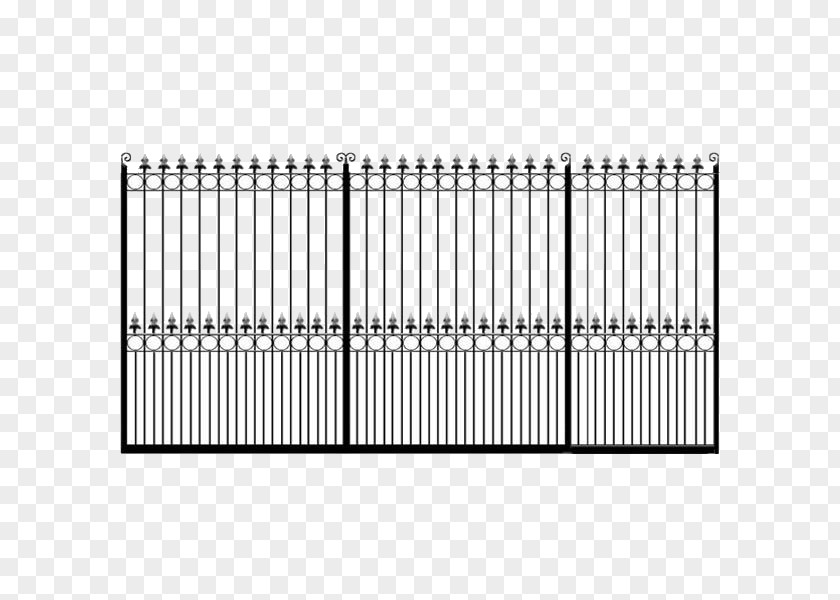 Sliding Gate Fence Electric Gates Wrought Iron Garden PNG