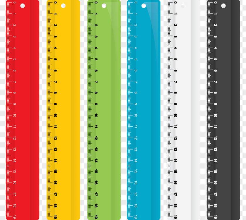Cartoon Hand Colored Scale Ruler Euclidean Vector Photography PNG
