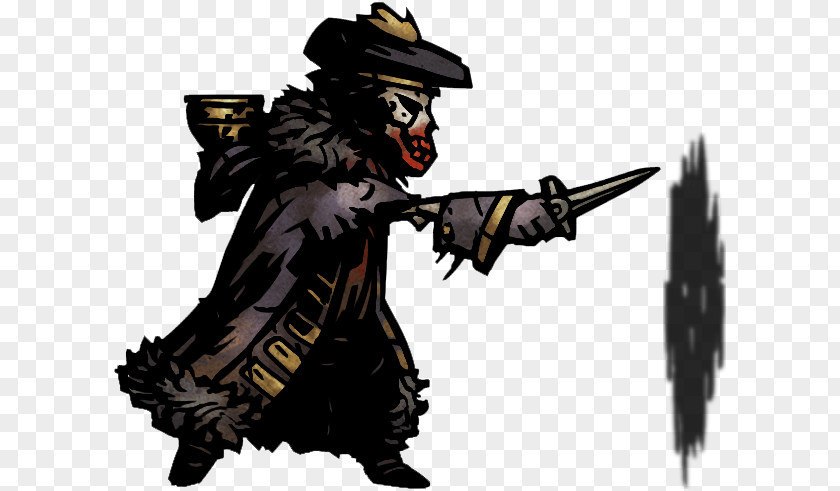 Darkest Dungeon Highwayman Art Crawl Video Game Bone PNG