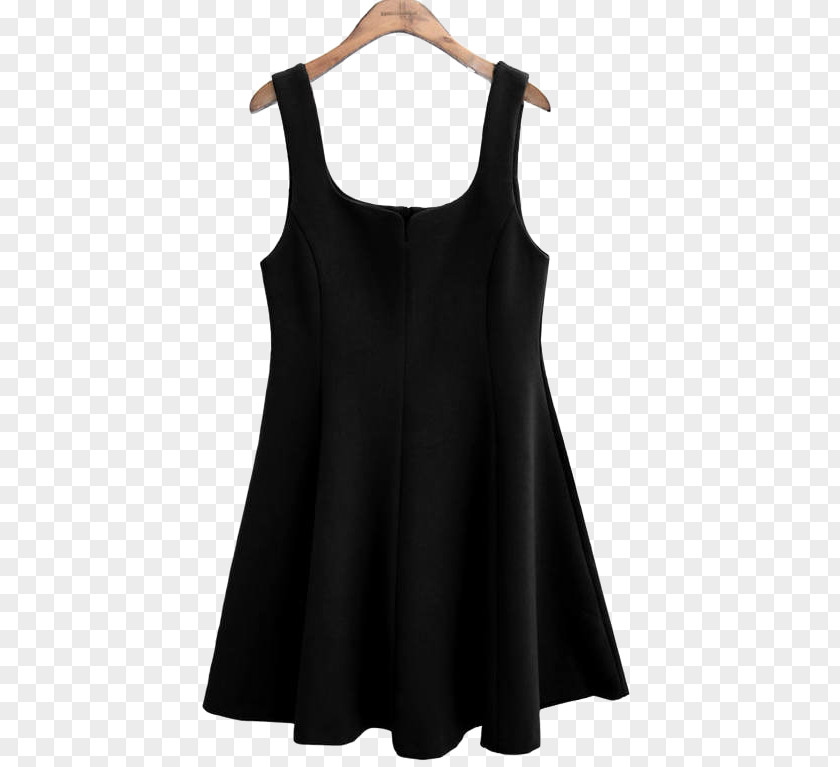 Flare Curve Little Black Dress Shoulder Sleeve Outerwear PNG