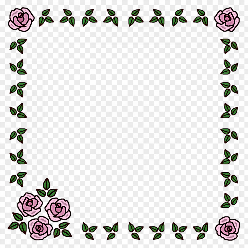 Flower Frame School Kindergarten PNG