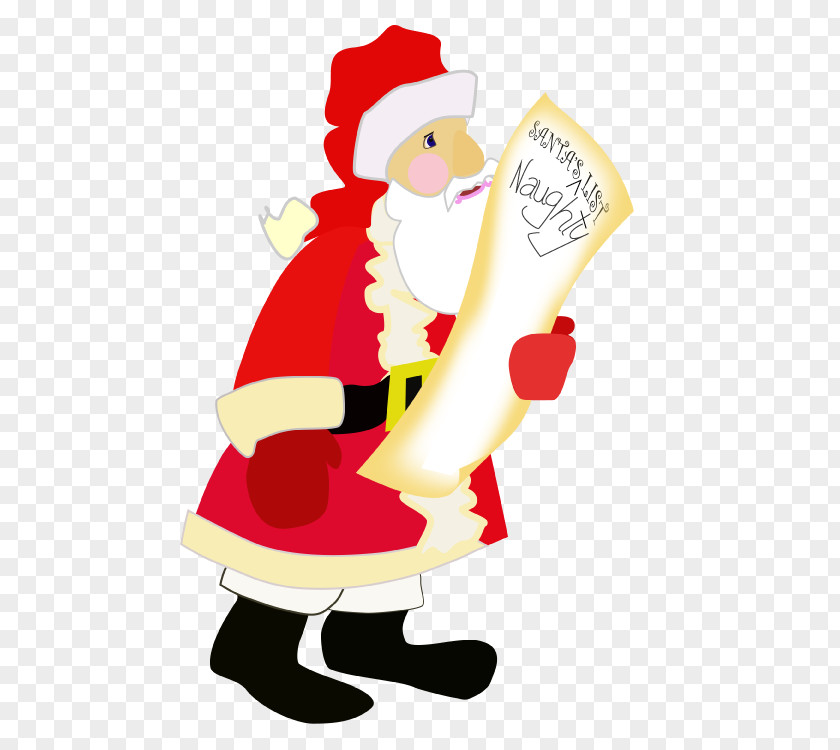 Naughty Santa Claus Politics Christmas Character PNG