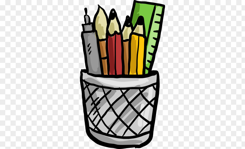 A Gray Pen Student Education School Tool Icon PNG