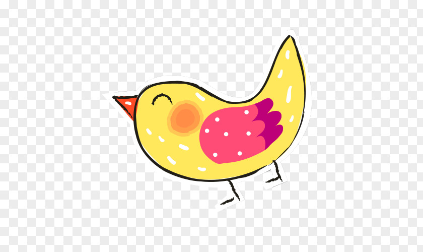 Chick Bird Cartoon Illustration PNG