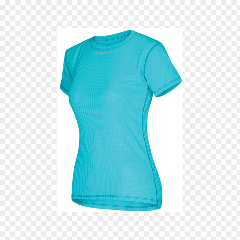 T-shirt Sleeve Shoulder Turquoise PNG