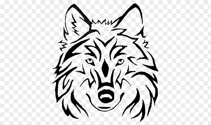 Trace Gray Wolf Tattoo Drawing Art Clip PNG