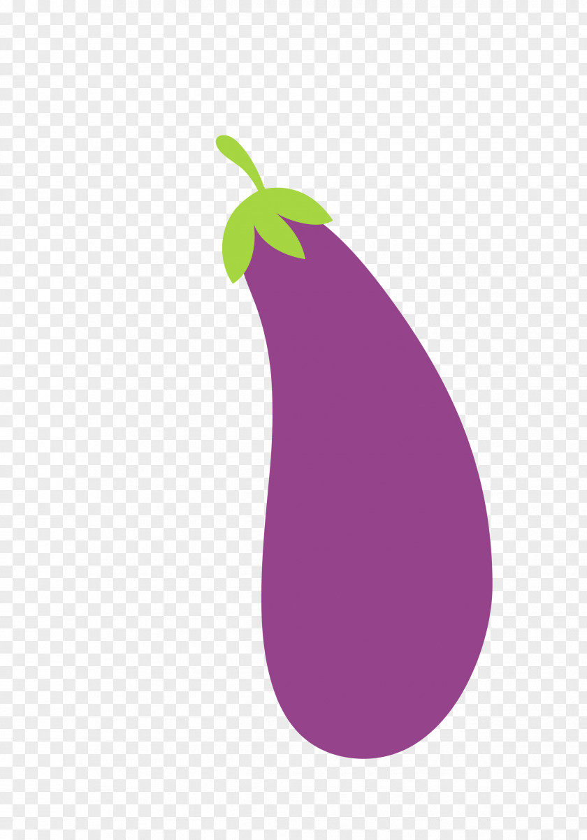 Vector Purple Long Eggplant Illustration PNG