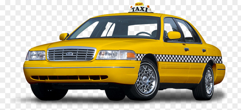 Yellow Cab Taxi Clip Art Image PNG