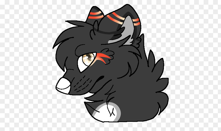 Cat Whiskers Black Horse Dog PNG