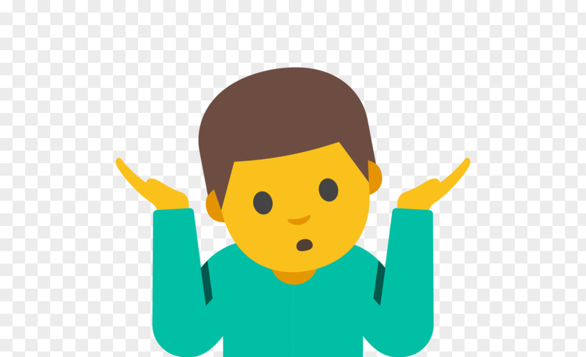 Emoji Shrug Emoticon Gesture Clip Art PNG