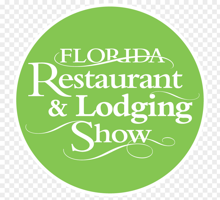 FLORIDA RESTAURANT & LODGING SHOW Organic Food Logo PNG