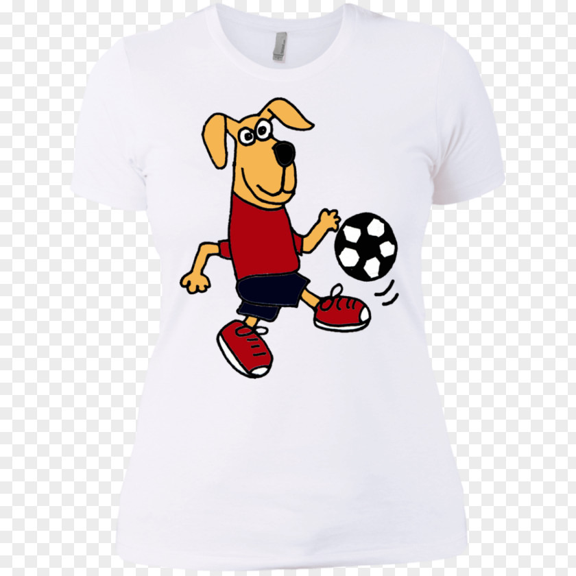 T Shirt Soccer T-shirt Dog Sleeve Bluza Cartoon PNG