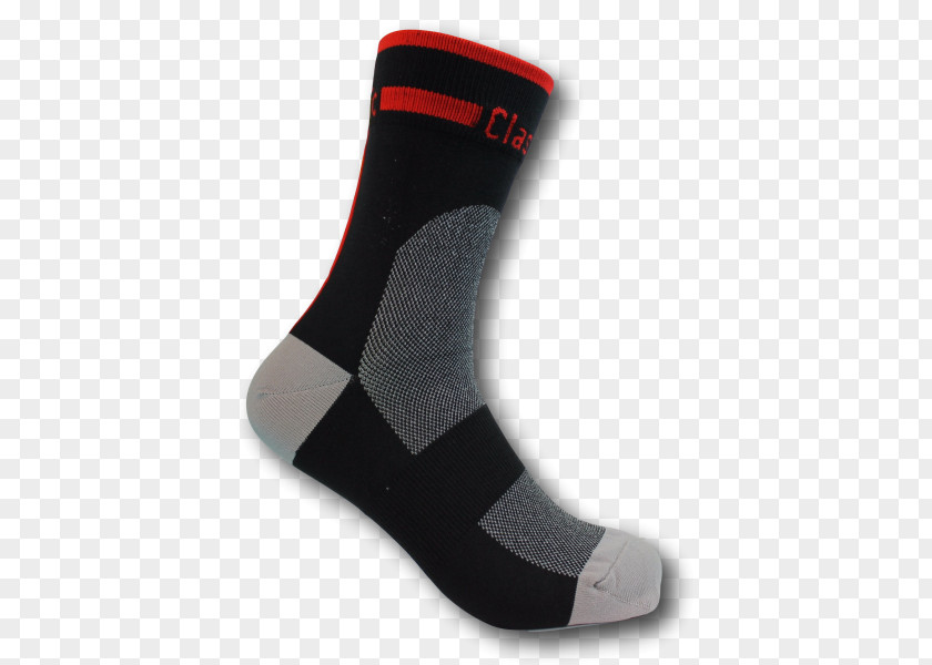 Exhausted Cyclist SOCK'M Black M PNG