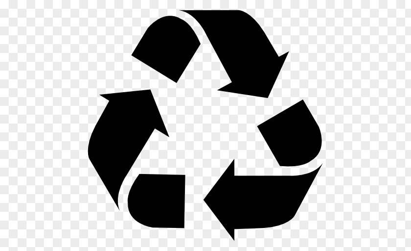 Frecce Recycling Symbol Bin PNG