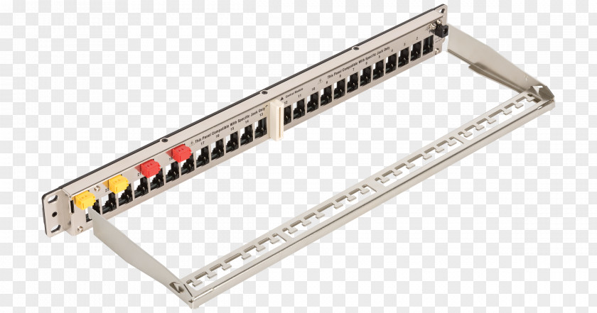 Patch Panels Rack Unit Structured Cabling 19-inch Electrical Cable PNG