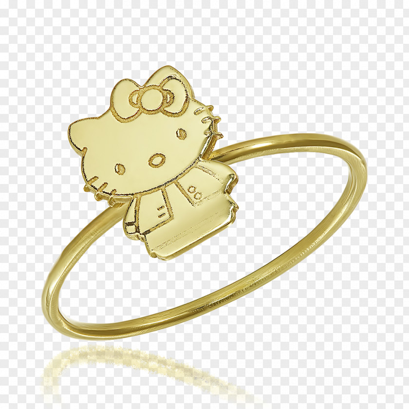 Ring Hello Kitty Gold Jewellery Bijou PNG
