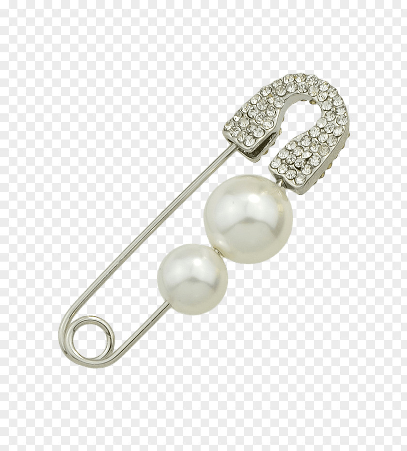 Silver Jewellery Imitation Pearl Earring PNG