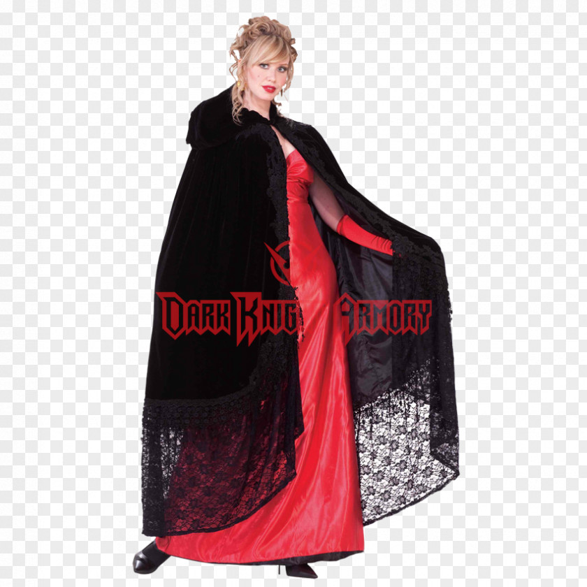 Victorian Cloak Cape Velvet Costume Coat PNG