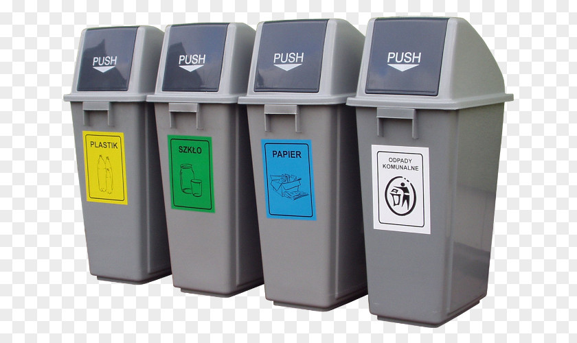 Container Rubbish Bins & Waste Paper Baskets Recycling Bin Sorting PNG