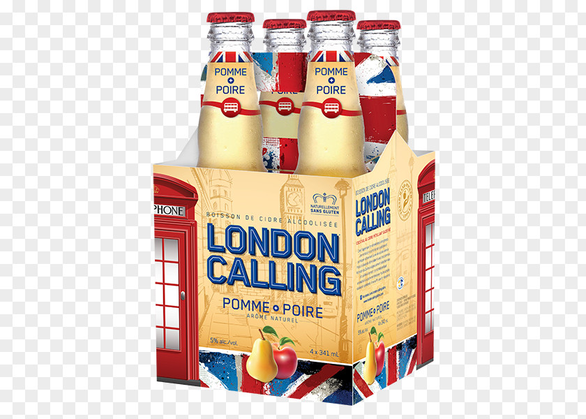 London Calling Cider Apple Food Product Alcoholic Beverages PNG