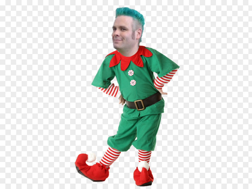 Santa Claus Christmas Elf Costume Party Day PNG