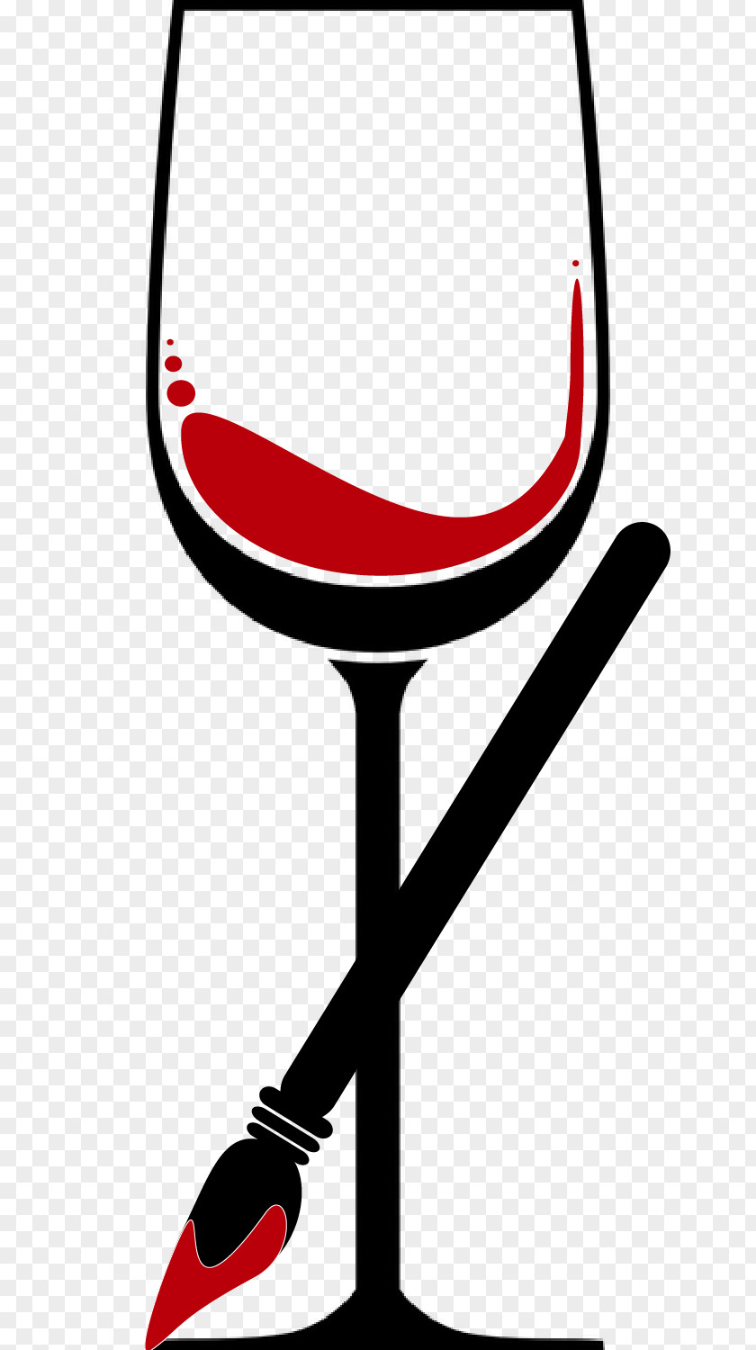 Wineglass Wine Glass Painting Clip Art PNG