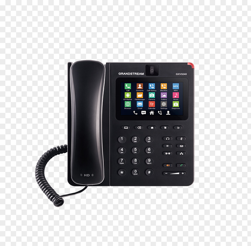 Android Grandstream GXV3240 VoIP Phone Networks Voice Over IP PNG