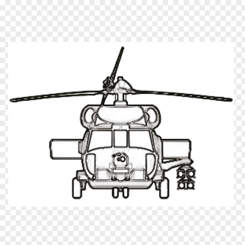 Military Sikorsky SH-60 Seahawk UH-60 Black Hawk Helicopter Clip Art PNG