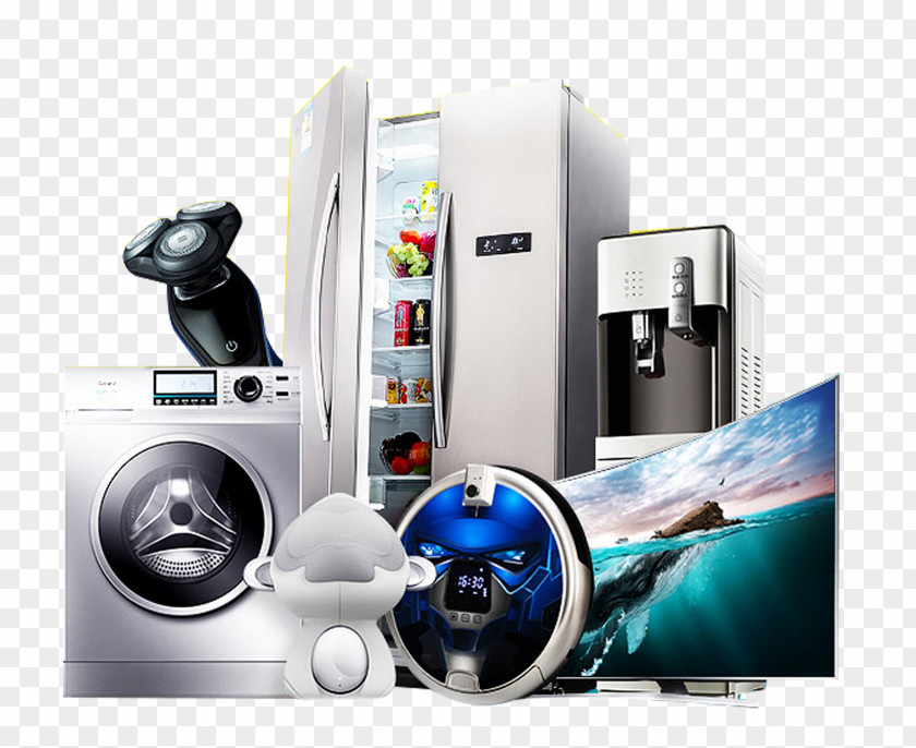 Refrigerators, Air Conditioners, Washing Machines, Household Appliances Home Appliance Icon PNG