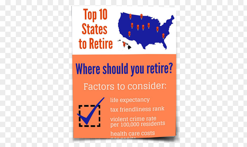 United States Retirement Line Infographic Font PNG