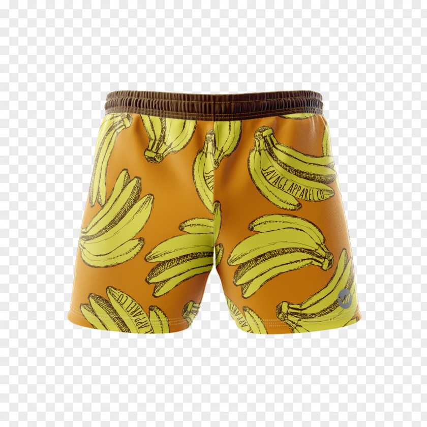 Banana Trunks Hammock Swimsuit Shorts PNG