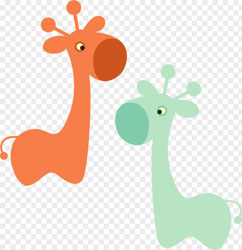 Cartoon Giraffe Tea Diaper Baby Shower Convite Party PNG