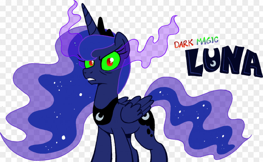 Dark Magic Pony Princess Luna Twilight Sparkle Celestia Black PNG