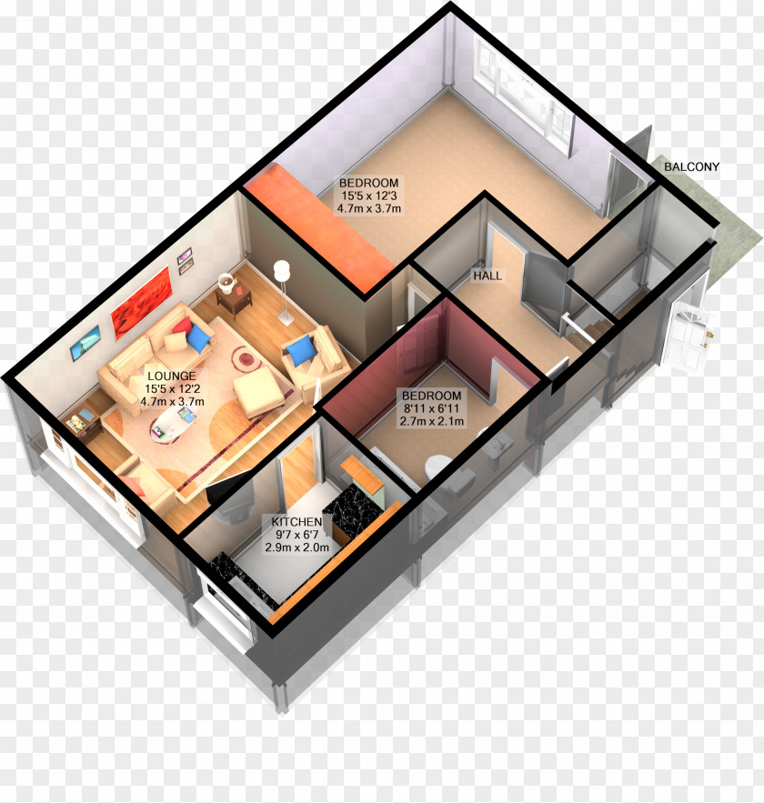 Design Floor Plan PNG