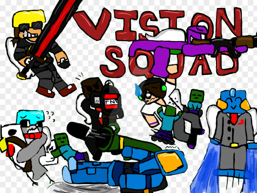 Fire Vision DeviantArt Squad Minecraft Artist PNG