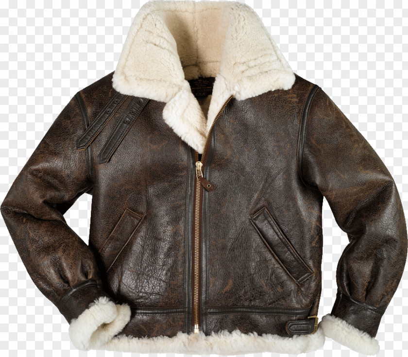 Jacket Leather Hoodie Flight Avirex PNG