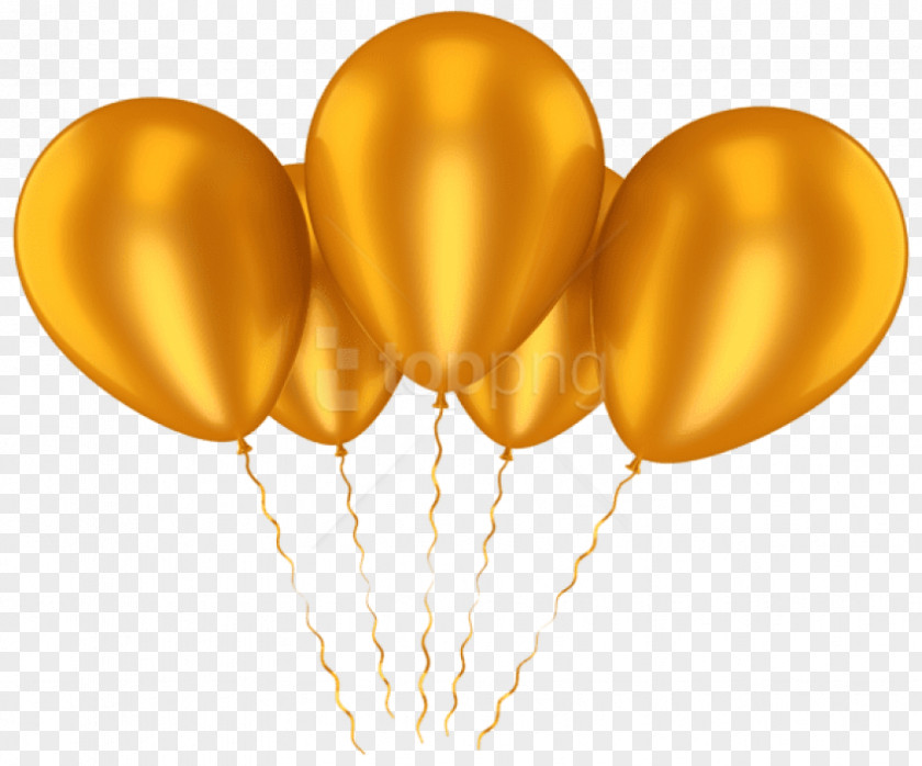 Golden Balloons Stock Clip Art Balloon Image Illustration PNG